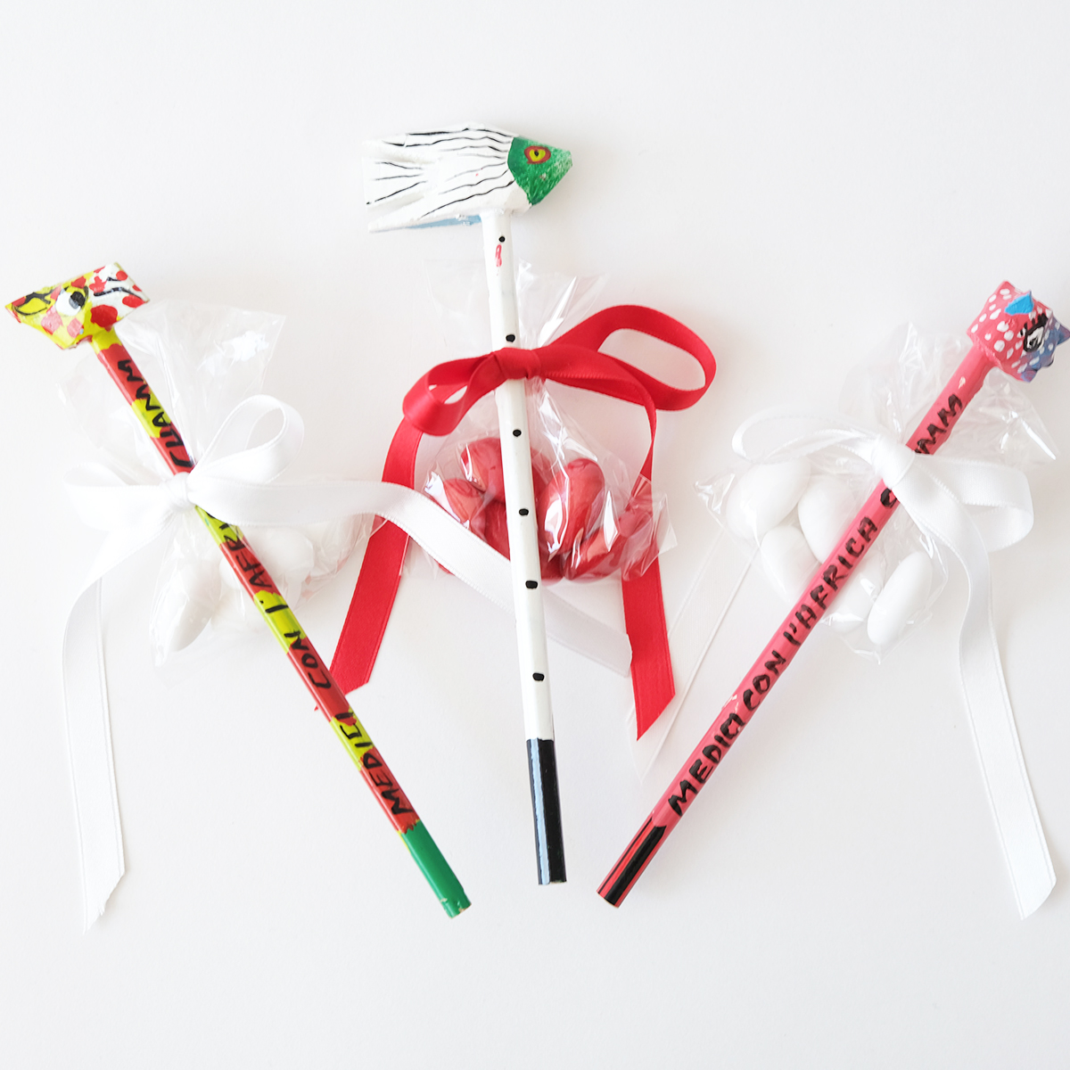 Matite africane con confetti