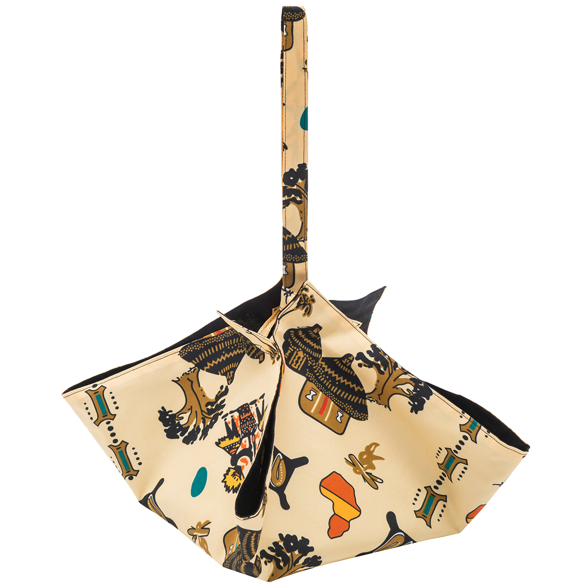 Porta torte in tessuto africano - immagine 2