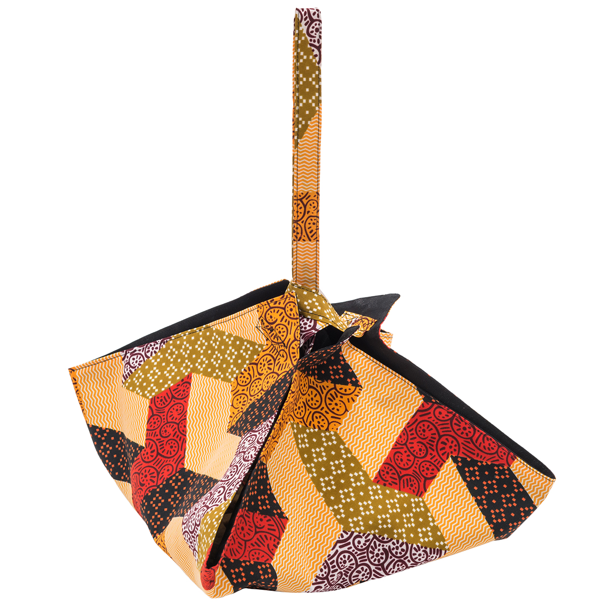 Porta torte in tessuto africano - immagine 3