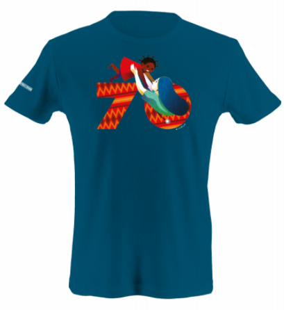 T-shirt 70 anni Medici con l’Africa